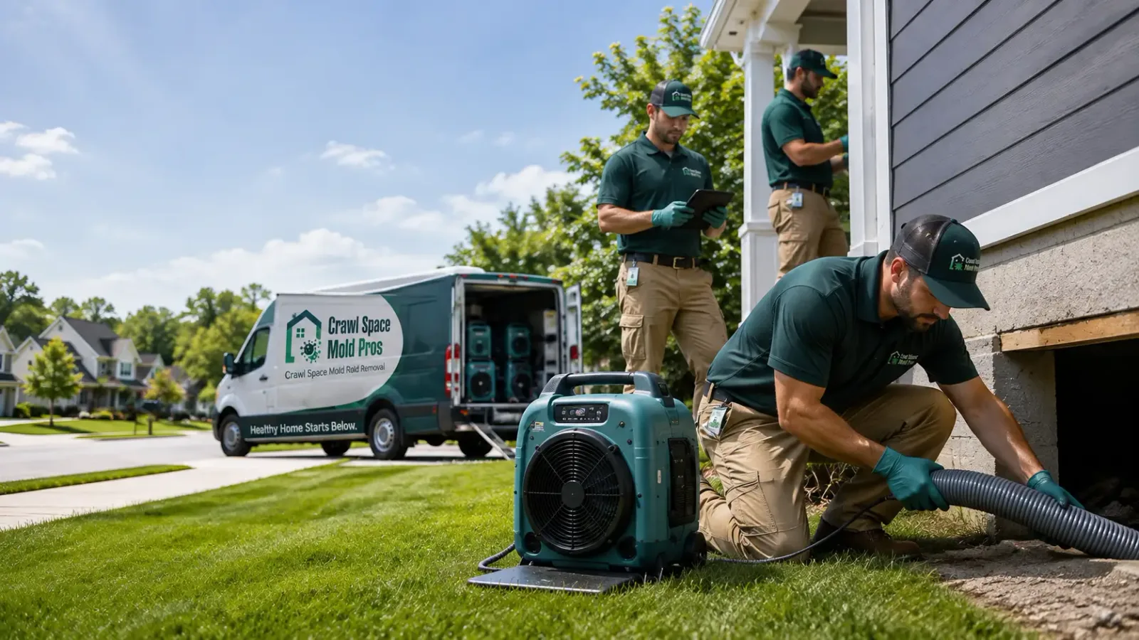 Crawl Space Mold Removal in Cloverdale, VA